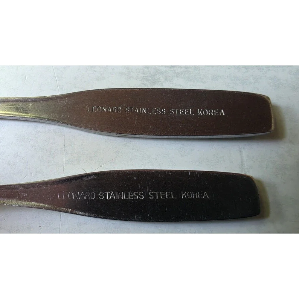 Leonard Stainless Steel Korea Children's Fork And Spoon